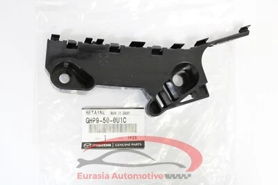 Soporte de retención de parachoques delantero izquierdo genuino Mazda 6 2014-2020 GHP9500U1C OEM Foto 1 de 2