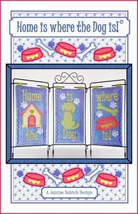 Home is Where the Dog is EMB Design by Janine Babich - Picture 1 of 2