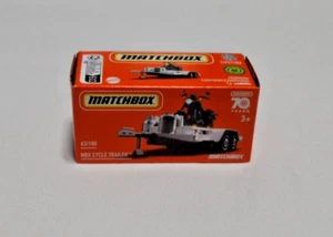 MATCHBOX 2024 METAL GRABAG - MBX CYCLE TRAILER WHITE - Picture 1 of 4