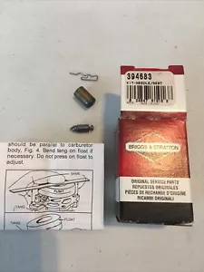 Genuine OEM Briggs & Stratton KIT-NEEDLE & SEAT 394683 and Instructions - Picture 1 of 2