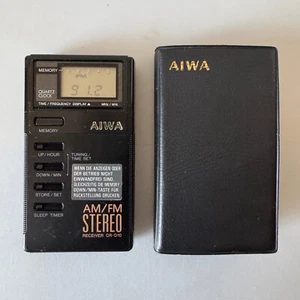 Vintage AIWA CR-D10 AM / FM Portable Pocket Radio Stereo Receiver Japan 1988-92 - Picture 1 of 16