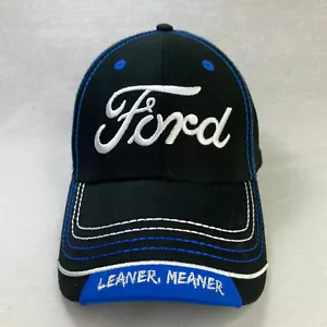 FORD - CHOKO - Embroidered Logo - Hook & Loop Closure - Curved Brim Black Cap - Picture 1 of 4