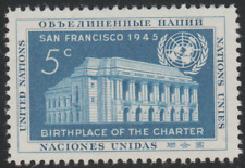 UN 1952 SC# 12 - Veteran's War Memorial Building - San Francisco - M-NH Lot # 6 