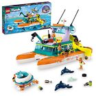 LEGO Friends Sea Rescue Boat 41734 Building Toy Set for Boys & Girls Ages 7+