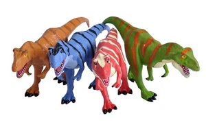 Wild Republic Toy DINOSAUR DINO Model Figurine 4 Piece Polybag Zip 23763 T-Rex - Picture 1 of 3
