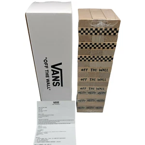 Vans Off The Wall Family Exclusive Stacking Game Wooden Blocks 196014151613 - Picture 1 of 1