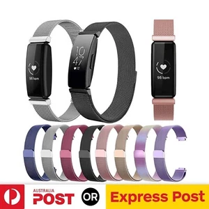 For Fitbit Inspire 2 3 HR Ace 2 3 Stainless Steel Magnetic Replacement Band - Picture 1 of 16