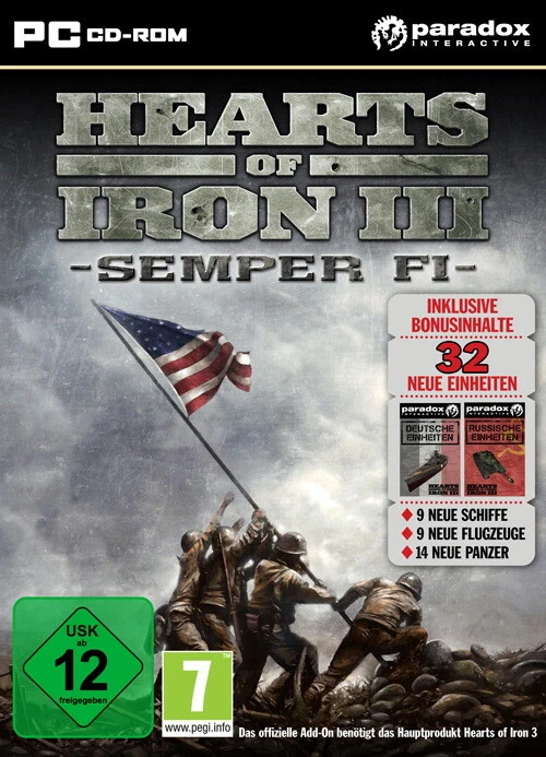 Hearts Of Iron III: Semper Fi (PC, 2010) - Bild 1 von 1