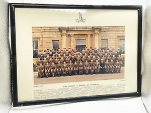 VINTAGE 1983 STAFF A DIVISION CAMBERLEY STAFF COLLEGE OFFICERS PHOTOGRAPH FRAMED - Picture 1 of 11