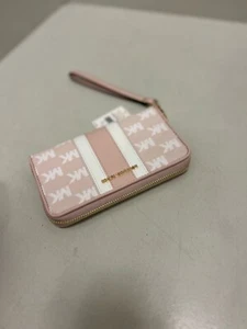 Michael Kors Grande Cremallera Alrededor Soporte para Teléfono Muñequera Billetera Polvo Rubor Bolso sin asas - Imagen 1 de 15