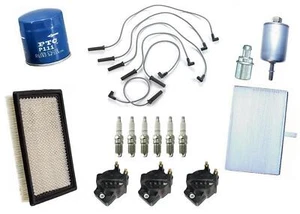 Spark Plugs Wires Ignition Coils & Filters for Chevrolet Impala 3.4L 2000-2005 - Picture 1 of 6