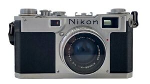 Vintage Nikon S2 35mm Rangefinder Film Camera 50 mm 