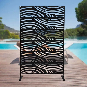 Garten Hof Deko Zaun Sichtschutz Wand Deko Metall Gartentore Paneele - Bild 1 von 17