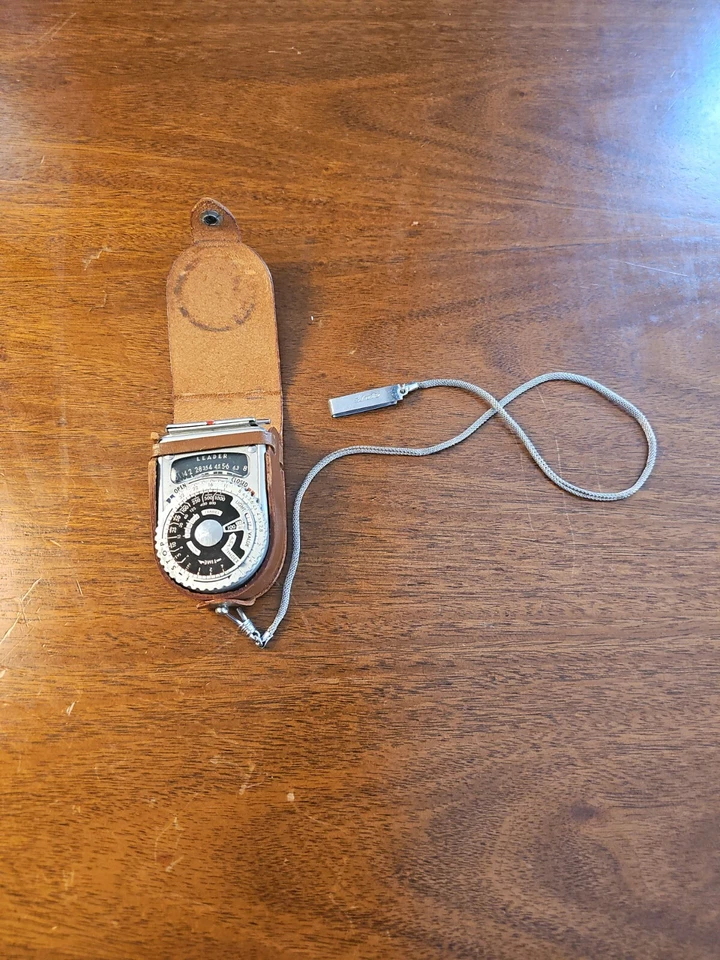 Medidor de exposición a luz vintage años 50 Seiko SEKONIC tipo L-VI cadena y estuche originales Foto 1 de 3