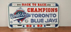 "Toronto Blue Jays World Series" Tag 6"X12" Metal Vehicle License Plate - Picture 1 of 3