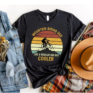 Mountain Biking Dad Shirt, Mountain Biker Shirt, Funny Father's Day Shirt - Picture 1 of 6
