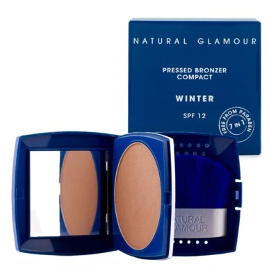 Natural Glamour - Winter Pressed Bronzer Compact SPF 12 - Matte Finish - Image 1 of 3