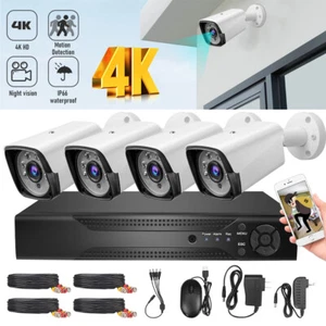 Sistema De Seguridad 8 Camaras Exterior 8CH 4K Wifi CCTV DVR Con Visión nocturna - Picture 1 of 19