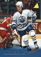1995-96 Pinnacle Oilers Hockey Card #42 David Oliver