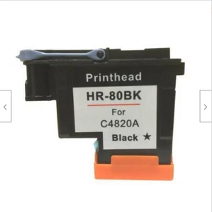 HP C4820A 80 BLACK PRINTHEAD FOR DESIGNJET 1000 - Picture 1 of 4