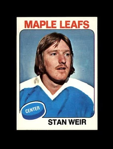 1975-76 Topps Hockey #132 Stan Weir (Maple Leafs) NM-MT - Picture 1 of 2