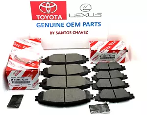 Toyota Sienna 2011-2020 juego de pastillas de freno delanteras y traseras pieza original de fabricante de equipos originales - Imagen 1 de 5