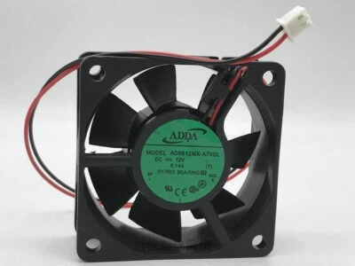 ADDA 6025 AD0612MX-A70GL DC12V 0.14A 60*25MM 60mm cooling fan 2pin - Image 1 of 3