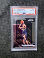 2018-19 Panini Prizm Michael Porter Jr Rookie RC PSA 10