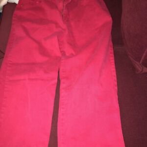 Women’s Gloria Vanderbilt Bright pink Amanda Size 10 Jeans-worn Only A Few Times