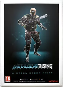 Poster promozionale Metal Gear Rising Revengeance RARO PS3 42cm x 59cm #2 - Foto 1 di 1
