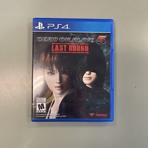 Dead or Alive 5 Last Round PS4 Sony PlayStation 4 2015 Complete Original Manual