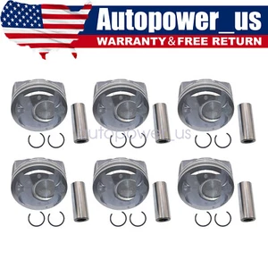 Complete Piston Set For 2012-2016 Hyundai Kia Azera Cadenza 3.3L V6 DOHC - Picture 1 of 6