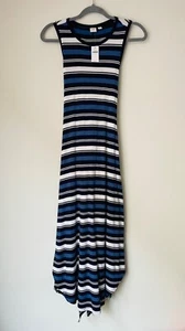 NWT Gap Tie Waist Dress Women's Small  - Sleeveless, Beach, Nautical, Resort - Picture 1 of 8