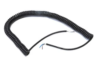 14' Spiral 2 Leiter Stromkabel Verlängerbar auf 14 Fuß - Bild 1 von 3