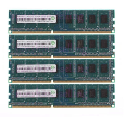 Ramaxel 16GB 4X 4GB PC3-12800 DDR3 1600MHz DIMM Desktop Memory Low Density RAM # - Image 1 of 4