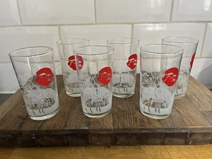 Vintage Trinkbecher Brille X 6 - Bild 1 von 4