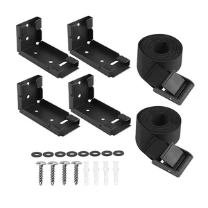 CPU Holder Easy to Install Computer Mount Bracket Under Desk - Afbeelding 1 van 6