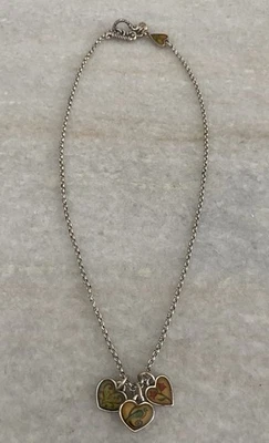 BRIGHTON Piccadilly Collar Reversible Tres Corazones Inspirador Foto 1 de 4