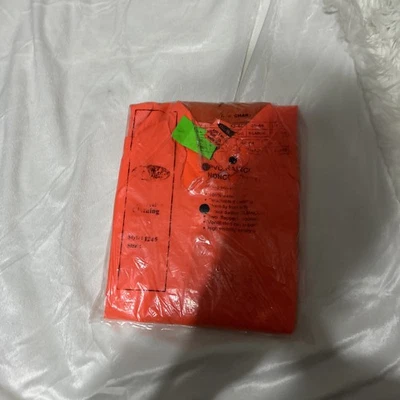 New Durawear Orange PVC Rain Coat Nonconductive Style 1245 Sz Lg  - Image 1 of 4