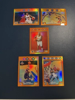 2008-09 TOPPS CHROME 篮球橙色反光镜套装 x5 JERRY STACKHOUSE /499 — 第 1/4 张图片