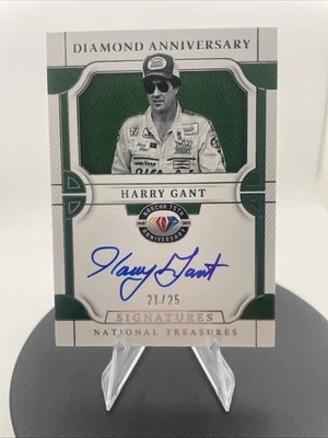 2023 National Treasures Signatures DAS-HGT Harry Gant /25 - Image 1 of 3