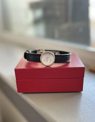 LALIQUE:  Wrap Leather Arethuse Bracelet - Image 1 of 3