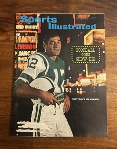 SPORTS ILLUSTRATED JULY 19, 1965 BROADWAY JOE NAMATH ROOKIE VINTAGE MAGAZINE - Picture 1 of 2