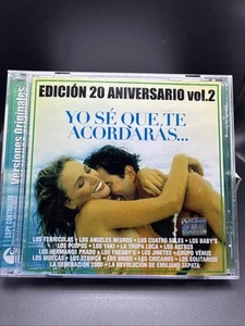 Yo SE Que Te Acordaras Edicion 20 Aniverario Vol.2 CD - Picture 1 of 4