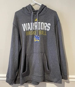 Adidas Herren 2XL Golden State Warriors Basketball Hoodie grau - Bild 1 von 13