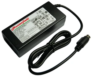 12V 5A AC adapter for TV and monitor, 4-Pin output, Pin1 & 2 are positive poles - Picture 1 of 9
