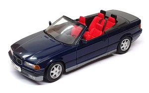 Maisto 1/18 Scale Diecast 26725E - 1993 BMW 325i Convertible - Dk. Blue - Picture 1 of 5