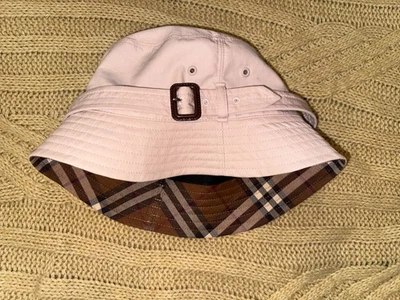 Sombrero cubo de sarga de algodón Burberry a cuadros Nova talla mediana nuevo sin etiquetas Foto 1 de 4