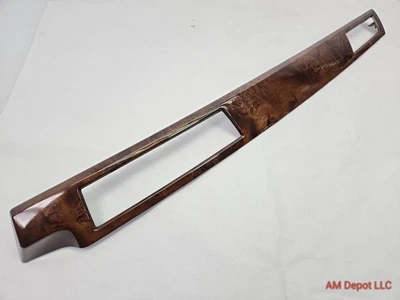 2008 BMW 535xi 535i 528i 528xi E60 E61 painel central direito acabamento em madeira álamo  - Imagem 1 de 4