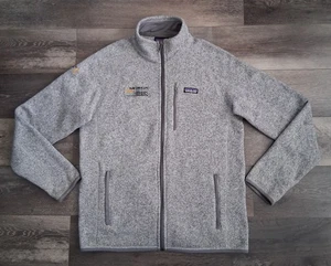 Patagonia Better Sweater Full Zip Jacket Company Logo Grey Mens Size Large - Bild 1 von 7